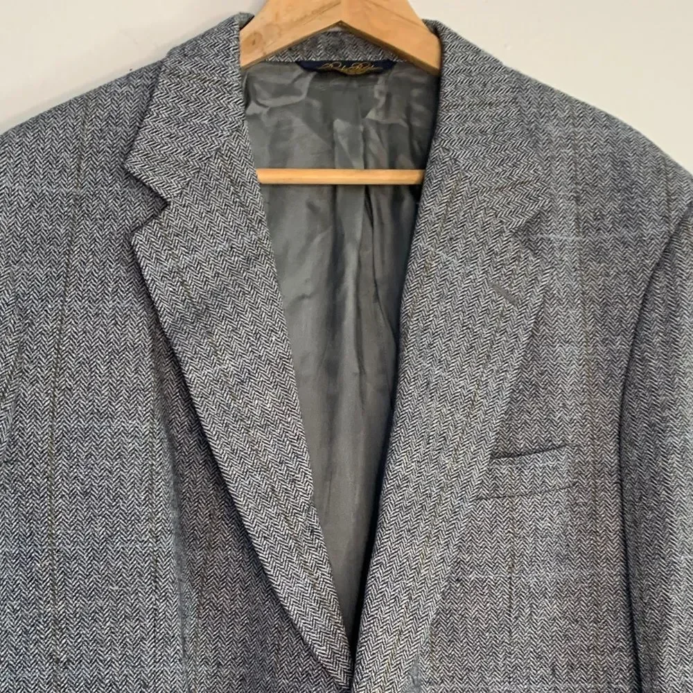 Brooks Brothers houndstooth Gray Men's Blazer